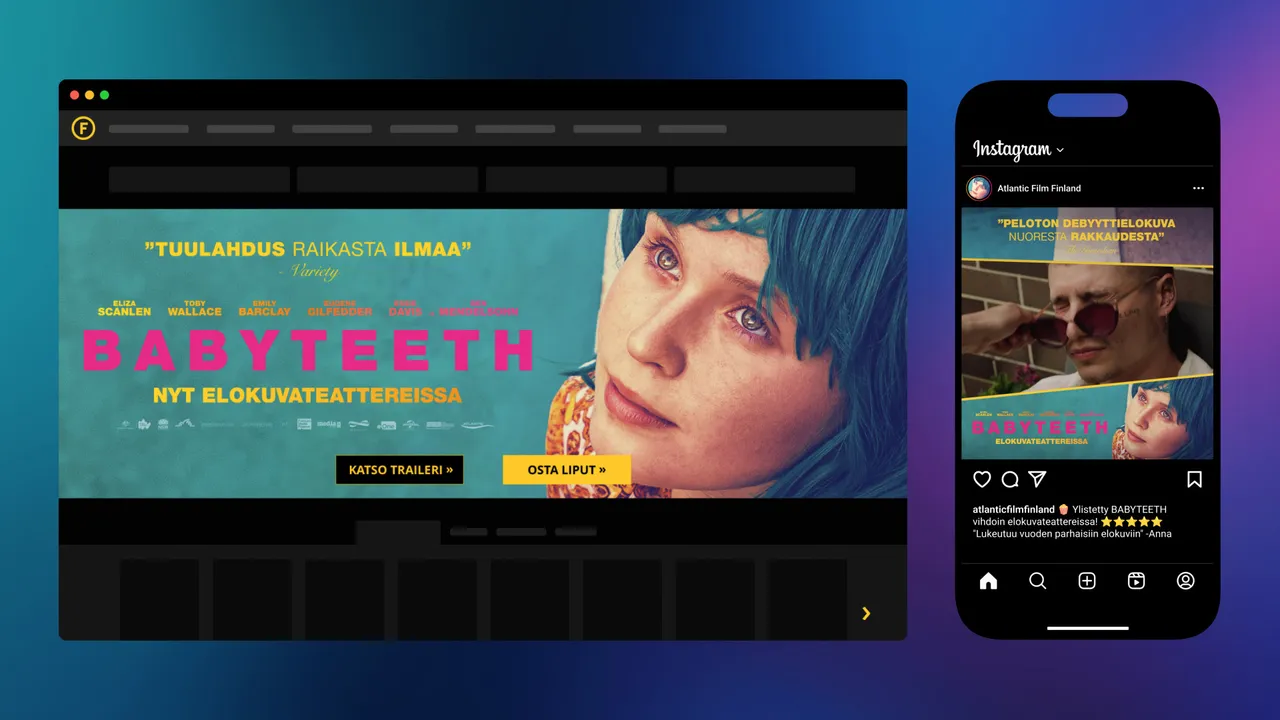 Babyteeth bannerit somemainonta