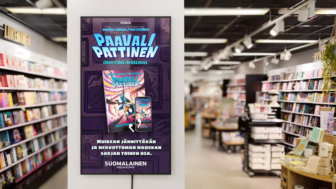 Paavali pattinen suomalainen digiscreen