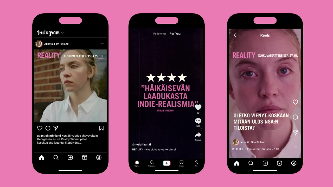 Reality some mainokset