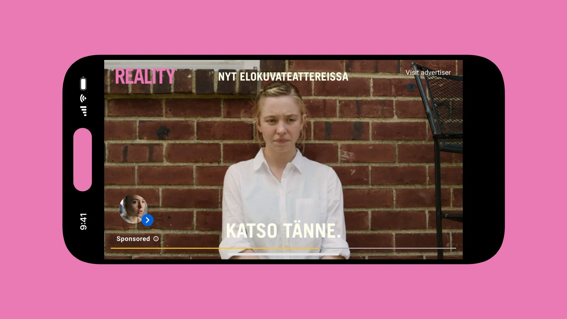 YouTube-mainoskampanja Reality-elokuvalle